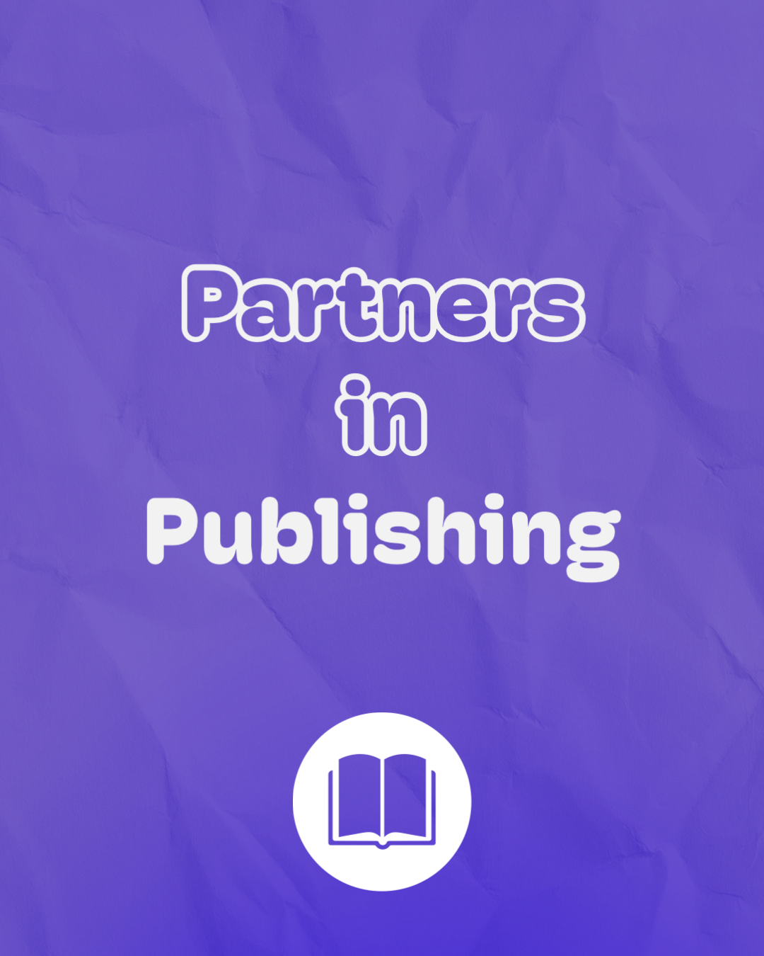 Text reads: Partners in Publishing